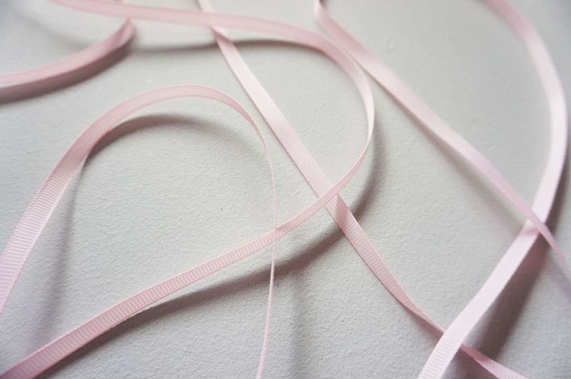 Gavebånd, 6 mm, baby rosa, 10 meter