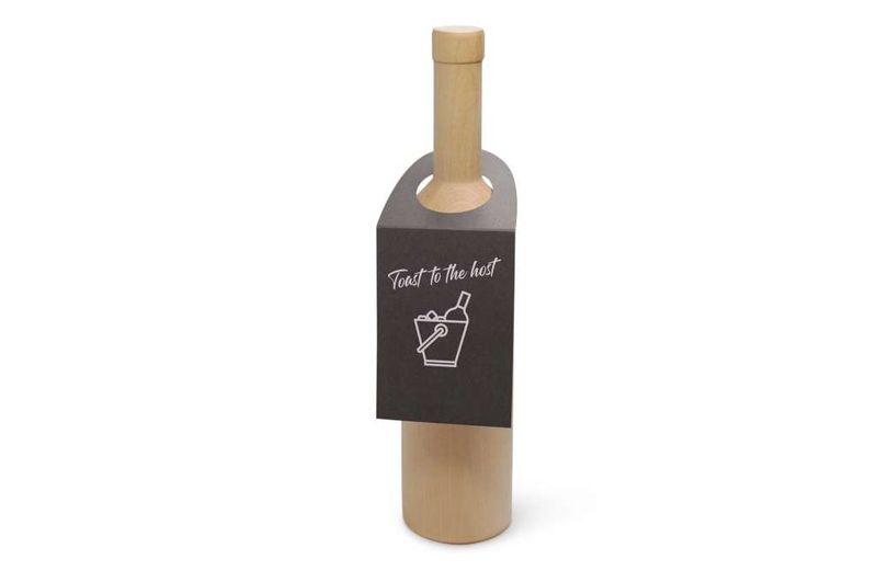 Flaskekort |  Toast to the host