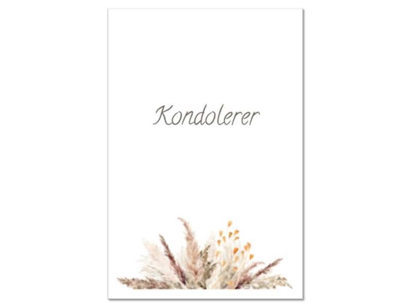 Kondolerer | 10x15 cm