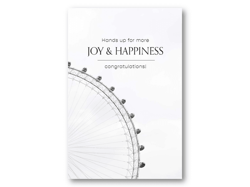 Joy & happiness | 10x15 cm