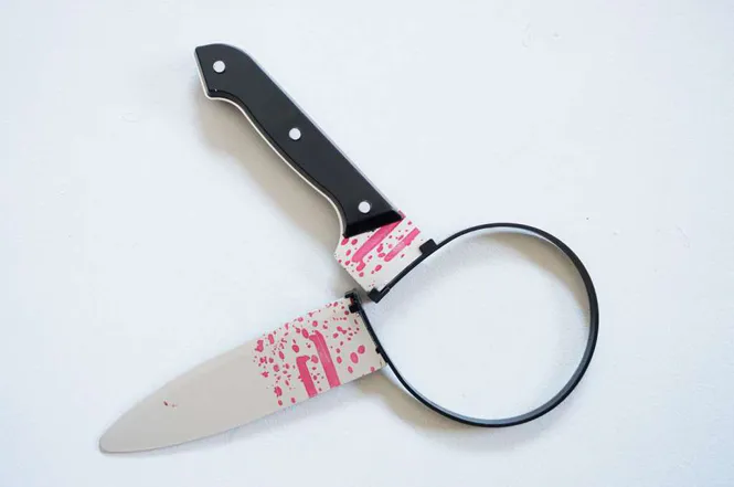 Hovedbilde Halloween, hodebøyle kniv