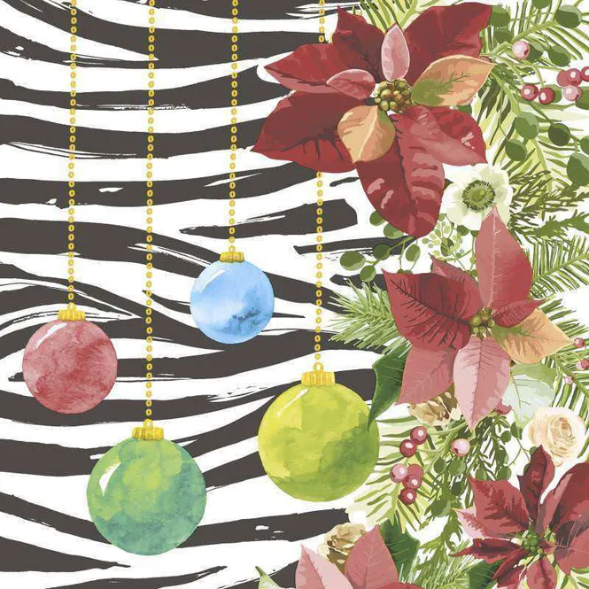 Hovedbilde Servietter | Jungle Xmas deco | Vanlig str