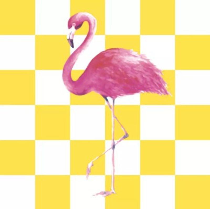 Servietter, Flamingo tropisk, vanlig