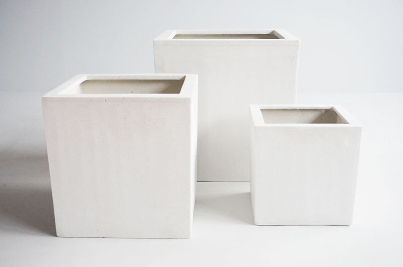 Blomsterpotte, sett av 3, polystone