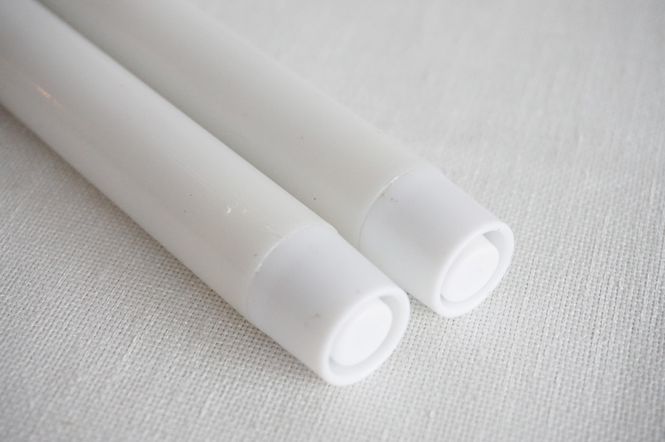 Hovedbilde 2 stk LED stearinlys, hvit