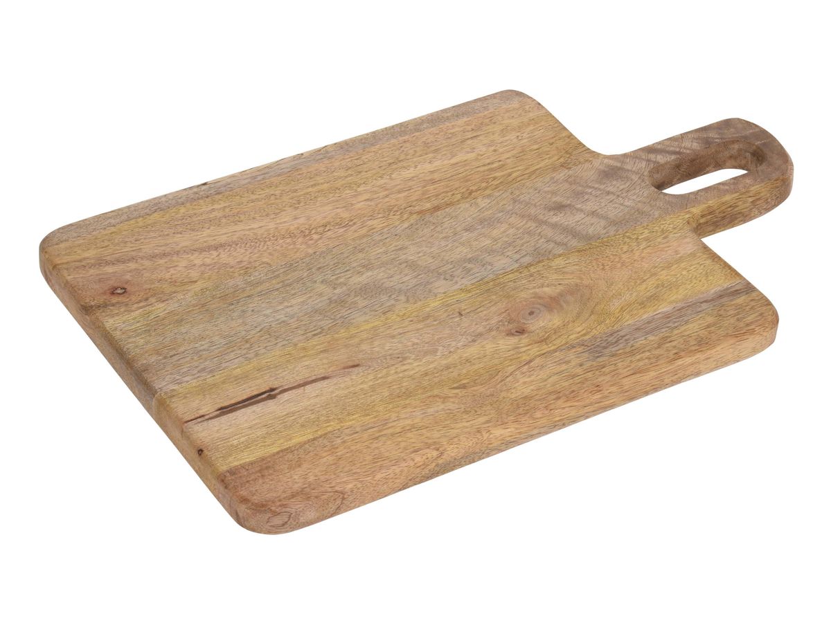 Serveringsfat i mangotre, 40x25 cm