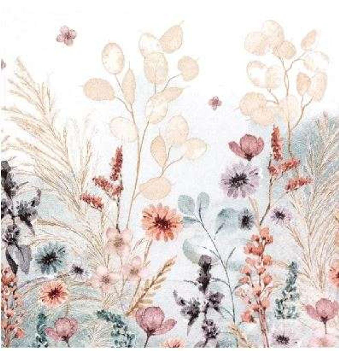 Servietter, Myke blomster natur, vanlig